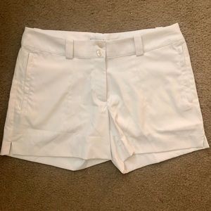 Nike Golf Top Performance Dri-Fit White Shorts